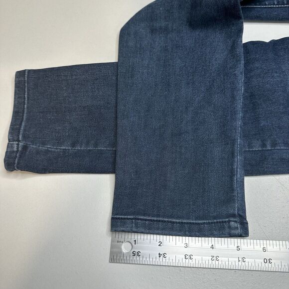 Democracy Jeans Women 10 Skinny Ab Solution Blue Stretch Denim Tummy Control - Picture 12 of 12